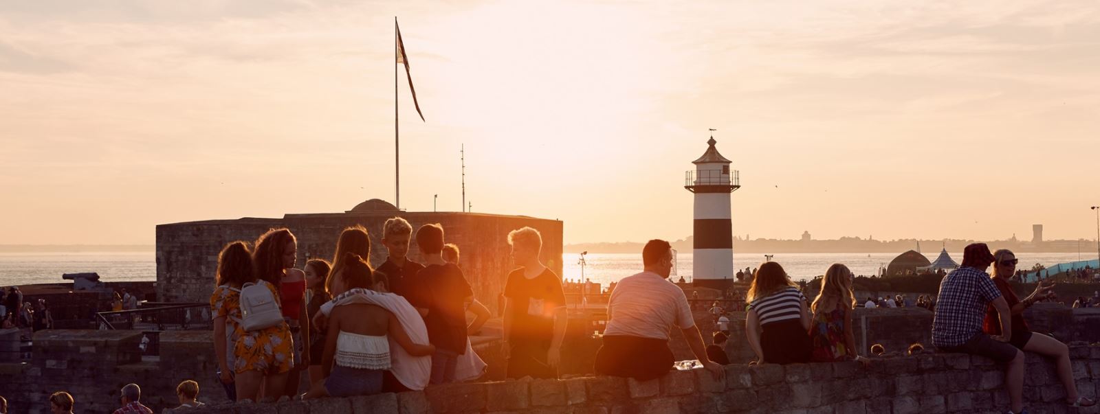Sunset at the Castle for Victorious Festival